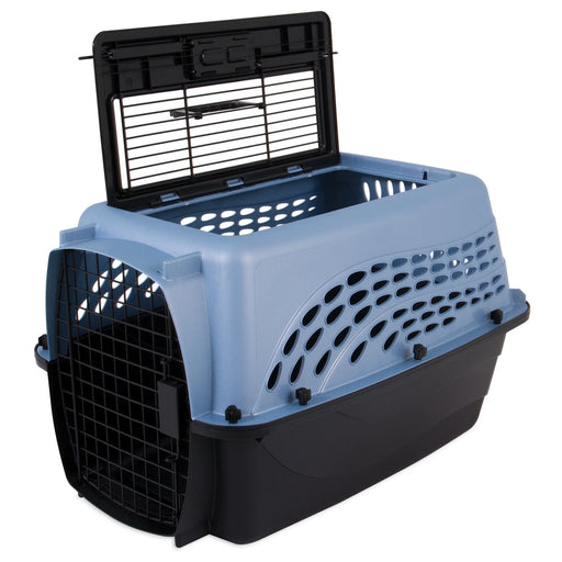 Photo of Petmate-Petmate 2 Door Top Load Kennel For Dog-24 in-Pearl Ash Blue-from Pet Wish Pros
