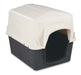 Photo of Petmate-Petmate Barnhome III Dog House-Medium-Bleached Linen/Black-from Pet Wish Pros