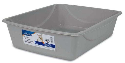 Photo of Petmate-Petmate Basic Litter Pan For Cats-Small-Mouse Gray-from Pet Wish Pros