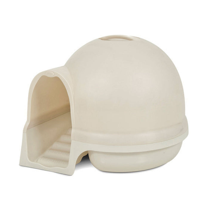 Photo of Petmate-Petmate Booda Cleanstep Litter Dome for Cats-Pearl White-Large-from Pet Wish Pros