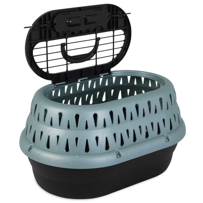 Photo of Petmate-Petmate E-Z Load Top Load Cat Kennel-Purple-19"-from Pet Wish Pros
