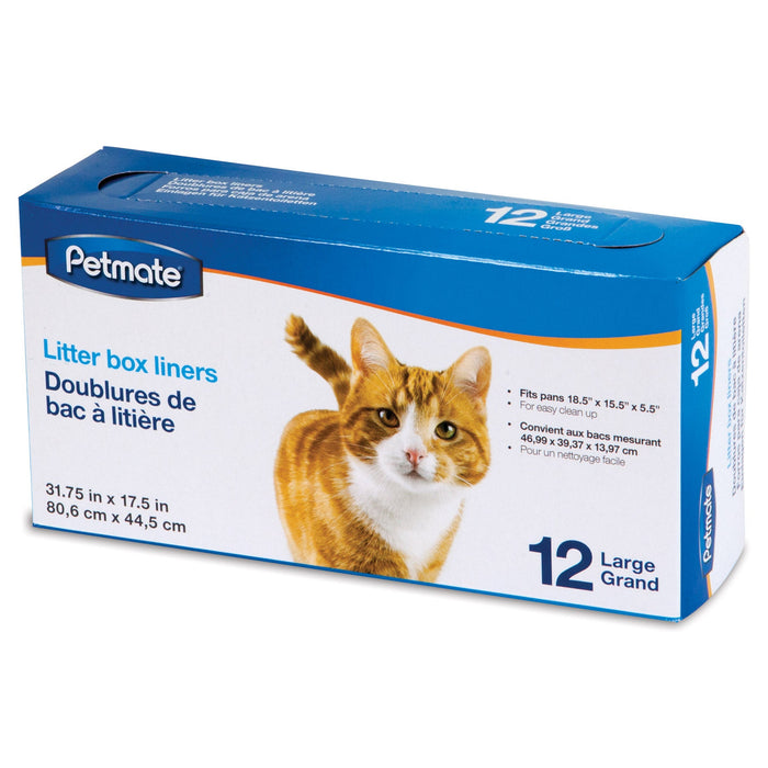 Photo of Petmate-Petmate Litter Box Liners-Clear-Large - 12Ct-from Pet Wish Pros