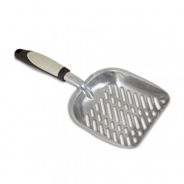 Photo of Petmate-Petmate Metal Litter Scoop For Cat-Light/Dark Brown-from Pet Wish Pros