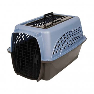 Photo of Petmate-Petmate Two Door Top Load Kennel For Cat & Dog-Pearl Ash Blue/Black-from Pet Wish Pros