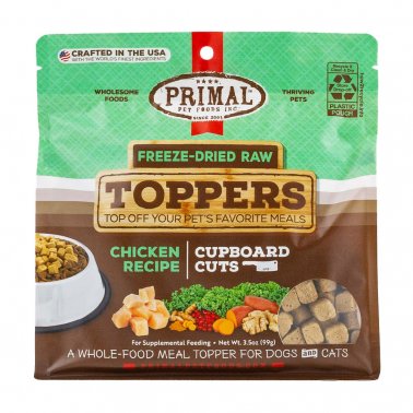 Photo of Primal Pet Foods-Primal Freeze Dried Cupboard Cuts Toppers for Cats & Dogs-Chicken-3.5 oz-from Pet Wish Pros