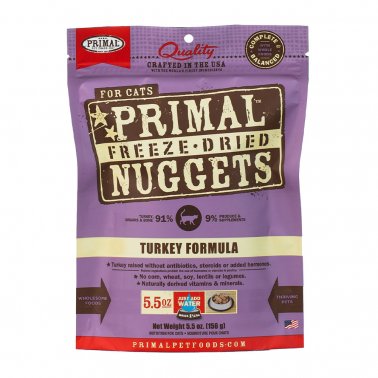 Photo of Primal Pet Foods-Primal Freeze Dried Raw Nuggets for Cats-Turkey-5.5 oz-from Pet Wish Pros