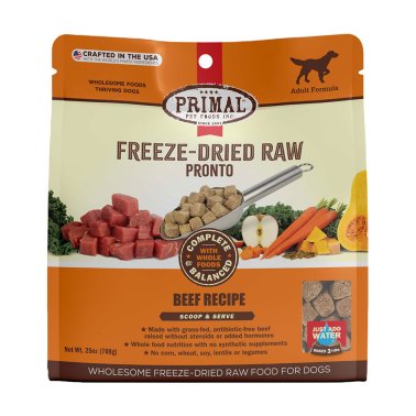 Photo of Primal Pet Foods-Primal Freeze-Dried Raw Pronto Adult Food-Pronto Beef-7 oz-from Pet Wish Pros