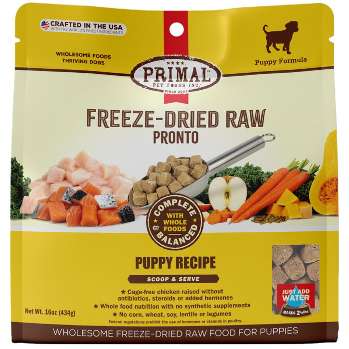 Photo of Primal Pet Foods-Primal Freeze-Dried Raw Pronto Puppy Food-Chicken & Salmon-16 oz-from Pet Wish Pros