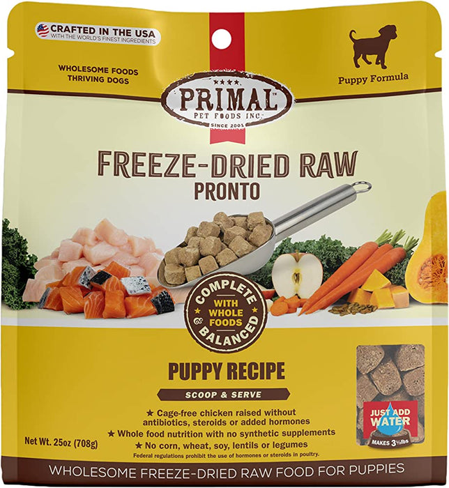 Photo of Primal Pet Foods-Primal Freeze-Dried Raw Pronto Puppy Food-Chicken & Salmon-25 oz-from Pet Wish Pros