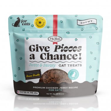 Photo of Primal Pet Foods-Primal Give Pieces A Chance! Chewy Jerky Treats for Cats-Chicken-2 oz-from Pet Wish Pros