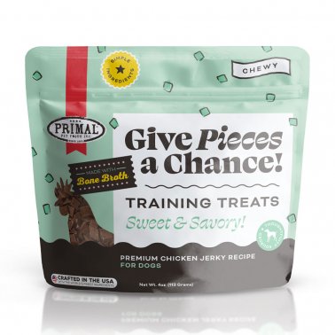 Photo of Primal Pet Foods-Primal Give Pieces A Chance! Chewy Training Treat for Dogs-Chicken-4 oz-from Pet Wish Pros