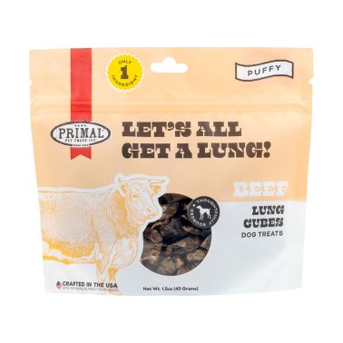 Photo of Primal Pet Foods-Primal Let's All Get A Lung! Puffy Cube Treats for Dogs-from Pet Wish Pros