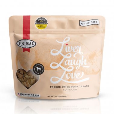 Photo of Primal Pet Foods-Primal Liver Laugh Love Freeze-Dried Treats for Dogs-Pork-1.5 oz-from Pet Wish Pros