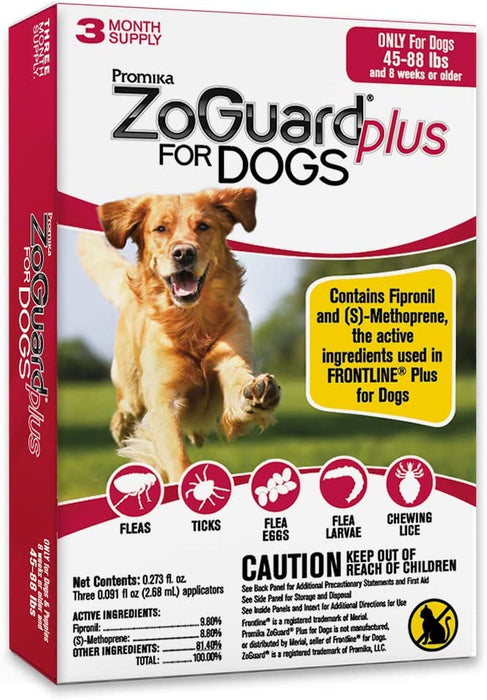 Photo of Promika-ZoGuard Plus for Dogs-45-88 lb-3 count-from Pet Wish Pros