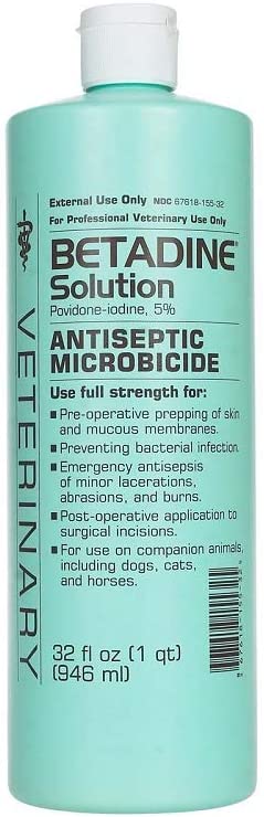 Betadine Solution Antiseptic Microbicide — Pet Wish Pros
