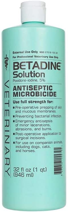 Photo of Purdue Pharma-Betadine Solution Antiseptic Microbicide-32 oz-from Pet Wish Pros