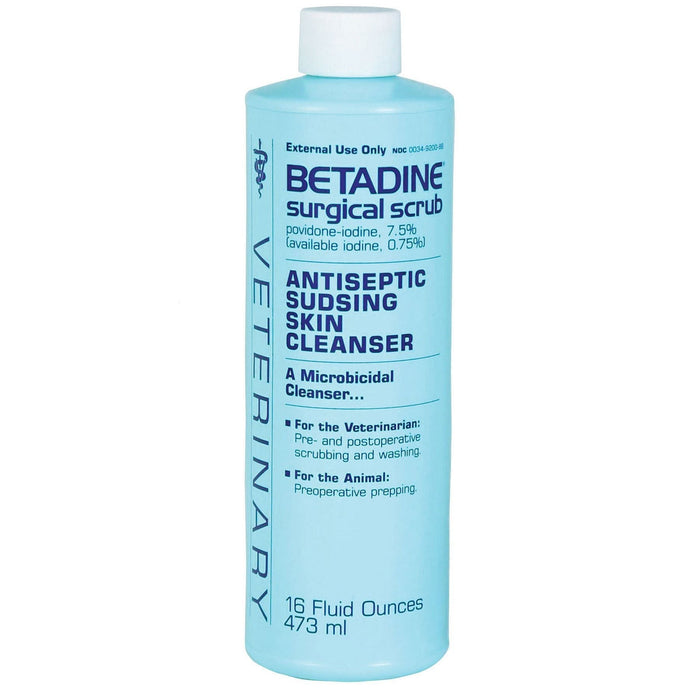 Photo of Purdue Pharma-Betadine Surgical Scrub Antiseptic Sudsing Skin Cleanser-16 oz-from Pet Wish Pros