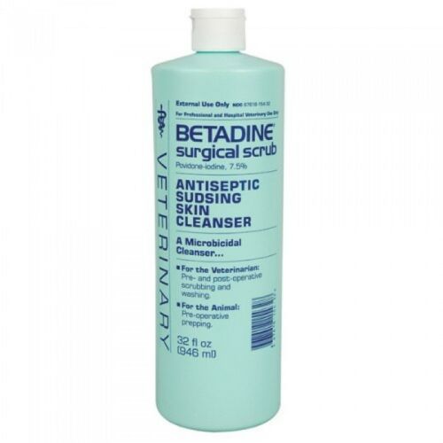 Photo of Purdue Pharma-Betadine Surgical Scrub Antiseptic Sudsing Skin Cleanser-32 oz-from Pet Wish Pros