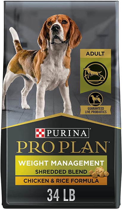 Photo of Purina-Purina Pro Plan Adult Weight Management Dog Food-34 lb-Chicken & Rice-from Pet Wish Pros