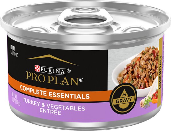 Photo of Purina-Purina Pro Plan Adult Wet Cat Food-(3 oz) [24 count]-Turkey & Vegetable Entrée in Gravy-from Pet Wish Pros