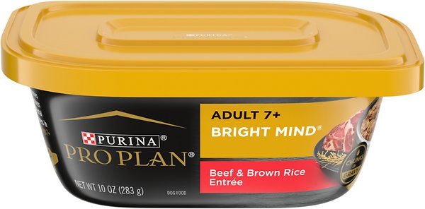 Photo of Purina-Purina Pro Plan Bright Mind Adult 7+ Wet Dog Food-(10 oz) [8 count]-Beef & Brown Rice-from Pet Wish Pros