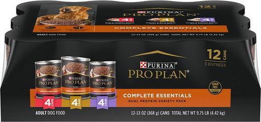 Photo of Purina-Purina Pro Plan Complete Essentials Adult Grain Free Wet Dog Food-(13 oz) [12 count]-Variety Pack (Assortment of Chicken & Turkey)-from Pet Wish Pros