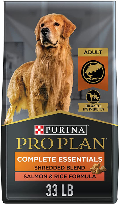 Photo of Purina-Purina Pro Plan Complete Essentials Adult Shredded Blend Dog Food-33 lb-Salmon & Rice-from Pet Wish Pros