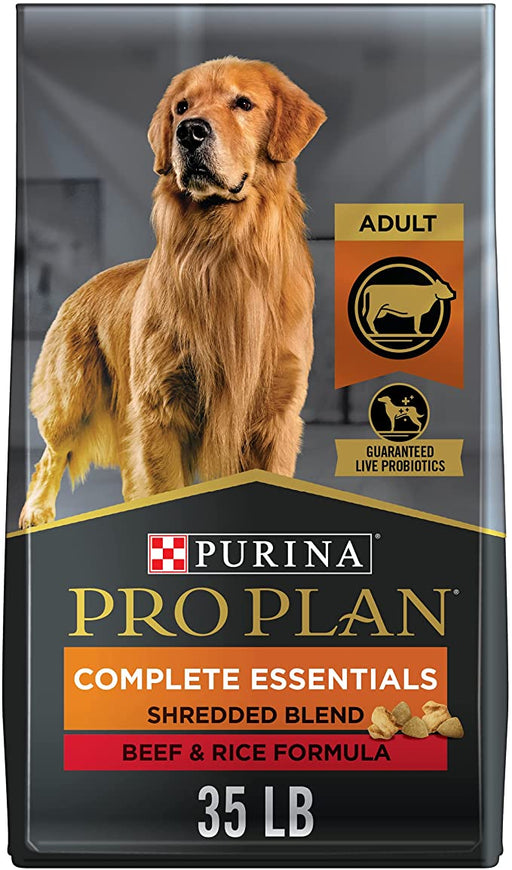 Photo of Purina-Purina Pro Plan Complete Essentials Adult Shredded Blend Dog Food-35 lb-Beef & Rice-from Pet Wish Pros