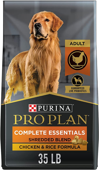 Photo of Purina-Purina Pro Plan Complete Essentials Adult Shredded Blend Dog Food-35 lb-Chicken & Rice-from Pet Wish Pros