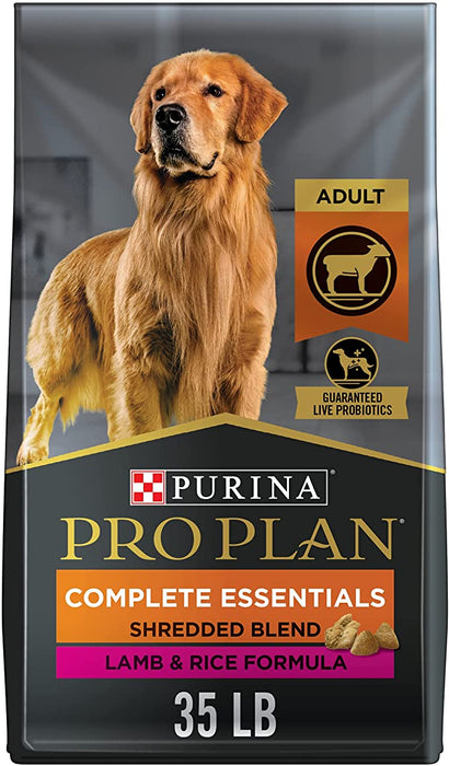 Photo of Purina-Purina Pro Plan Complete Essentials Adult Shredded Blend Dog Food-35 lb-Lamb & Rice-from Pet Wish Pros