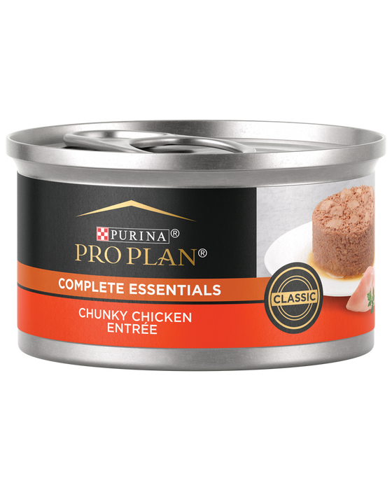 Photo of Purina-Purina Pro Plan Complete Essentials Adult Wet Cat Food-(3 oz) [24 count]-Chunky Chicken Entrée-from Pet Wish Pros