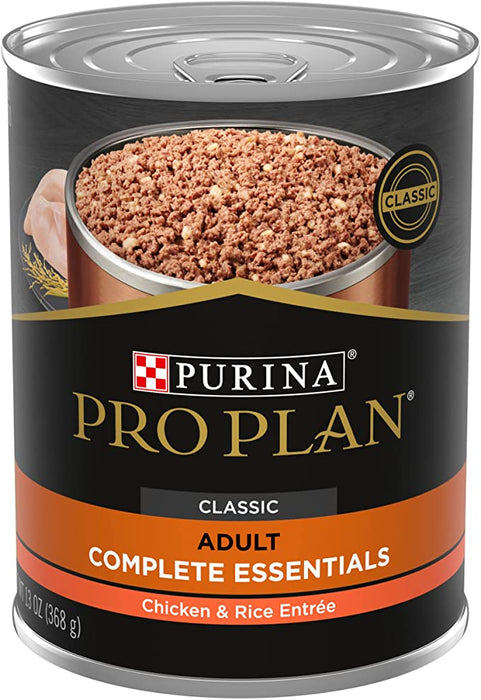 Photo of Purina-Purina Pro Plan Complete Essentials Adult Wet Dog Food-(13 oz) [12 count]-Chicken & Rice Entrée-from Pet Wish Pros