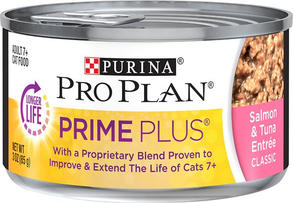 Photo of Purina-Purina Pro Plan Prime Plus Adult 7+ Wet Cat Food-(3 oz) [24 count]-Salmon & Tuna Entrée-from Pet Wish Pros