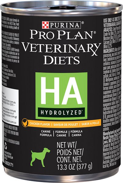 Photo of Purina-Purina Pro Plan Veterinary Diets HA Hydrolyzed Chicken Flavor Wet Dog Food-12 cans-from Pet Wish Pros