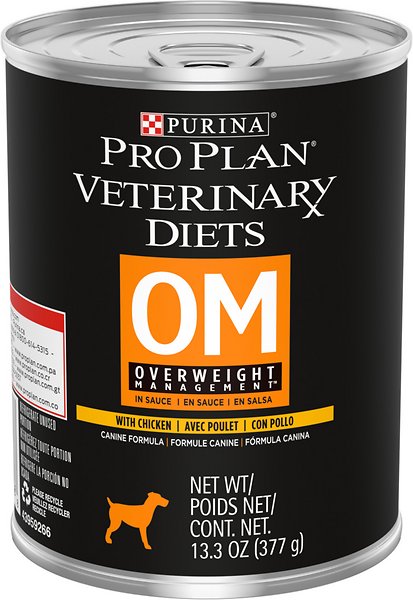 Photo of Purina-Purina Pro Plan Veterinary Diets OM Overweight Management Wet Dog Food-12 cans-from Pet Wish Pros