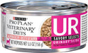 Photo of Purina-Purina Pro Plan Veterinary Diets UR Urinary St/Ox Wet Cat Food-Savory Selects Salmon in Sauce-24 cans-from Pet Wish Pros