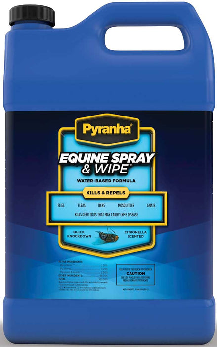 Photo of Pyranha-Pyranha Wipe N Spray for Horses-Water Based-1 Gallon-from Pet Wish Pros