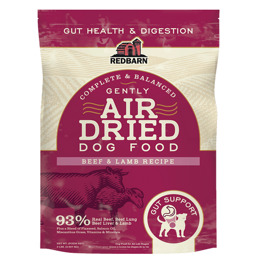 Photo of Redbarn Pet Products-Redbarn Air Dried Gut Health Dog Food-2 lb-Beef & Lamb-1 pack-from Pet Wish Pros