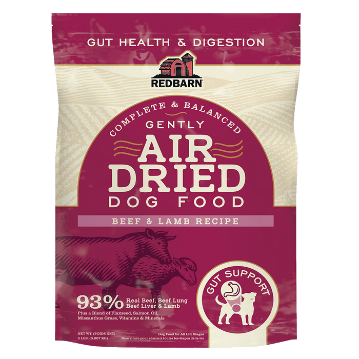 Photo of Redbarn Pet Products-Redbarn Air Dried Gut Health Dog Food-2 lb-Beef & Lamb-1 pack-from Pet Wish Pros