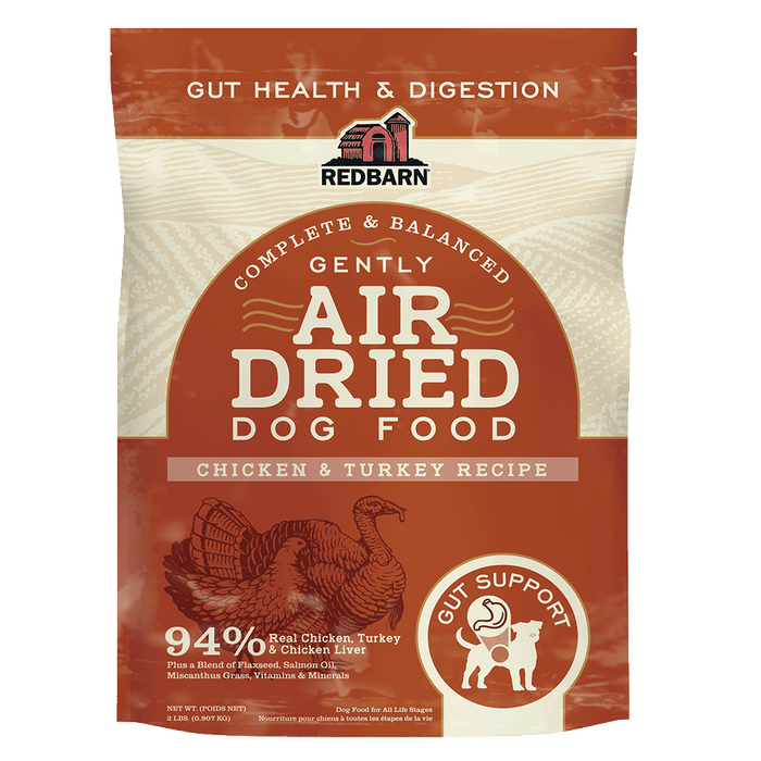 Photo of Redbarn Pet Products-Redbarn Air Dried Gut Health Dog Food-2 lb-Chicken & Turkey-1 pack-from Pet Wish Pros