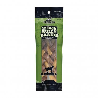 Photo of Redbarn Pet Products-Redbarn Braided Bully Stick Chewy Dog Treat-12 in-2 count-from Pet Wish Pros