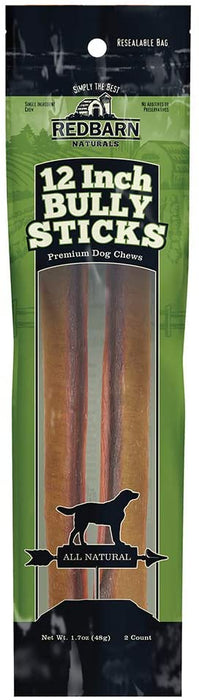 Photo of Redbarn Pet Products-Redbarn Bully Stick Chewy Dog Treat-12 in-2 count-from Pet Wish Pros