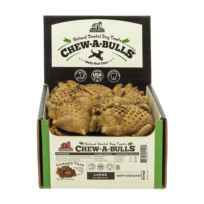 Photo of Redbarn Pet Products-Redbarn Chew-A-Bulls Dog Treat-Horned Toad-25 count-from Pet Wish Pros