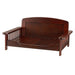 Photo of Richell-Richell Elegant Wooden Pet Bed-Dark Brown-from Pet Wish Pros