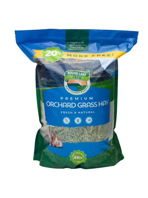 Photo of Round Lake Farm-Round Lake Farm Hay-Orchard-48 oz-from Pet Wish Pros