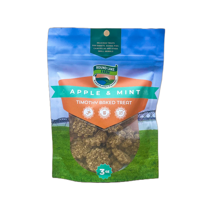 Photo of Round Lake Farm-Round Lake Farm Timothy Hay Small Animal Treat-Apple & Mint-3 oz-from Pet Wish Pros