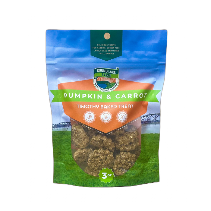 Photo of Round Lake Farm-Round Lake Farm Timothy Hay Small Animal Treat-Carrot & Pumpkin-3 oz-from Pet Wish Pros