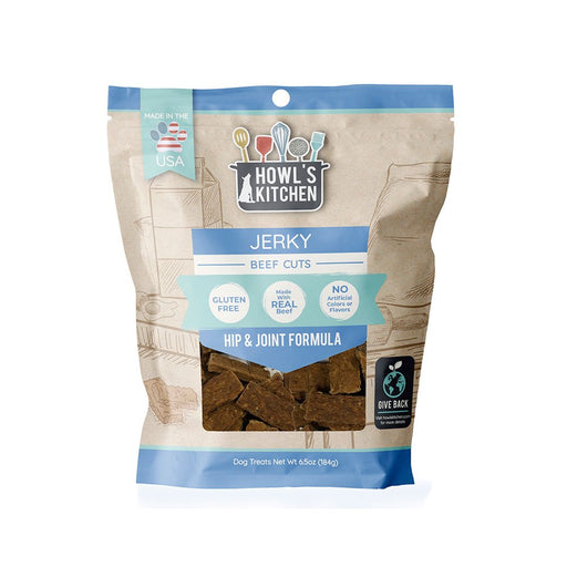 Photo of Scott Pet Products-Howl's Kitchen Jerky Dog Treats-Beef Cuts Hip & Joint-6.5 oz-from Pet Wish Pros