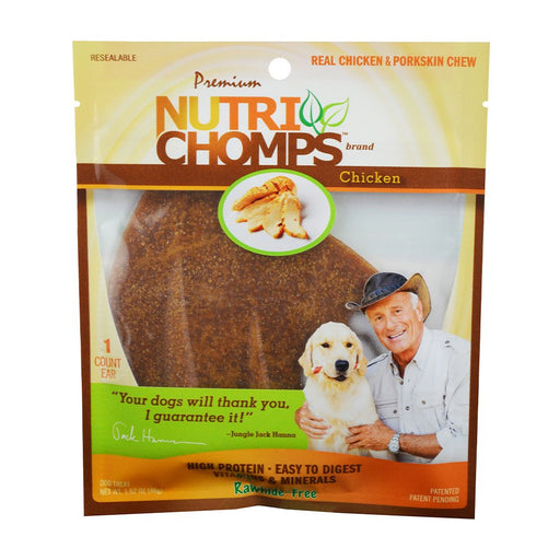 Photo of Scott Pet Products-Nutri Chomps Ears Dog Treat-Chicken-1 count-from Pet Wish Pros