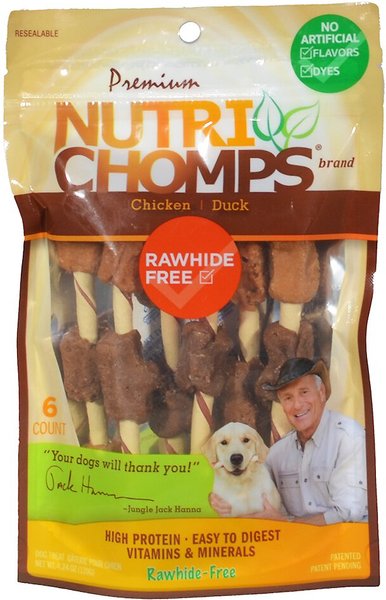 Photo of Scott Pet Products-Nutri Chomps Kabobs Dog Chews-Chicken & Duck-6 count-from Pet Wish Pros